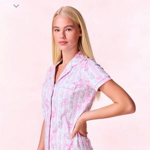 Roller Rabbit Loveshack collab- PJ short set